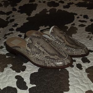 Women's DOLCE VITA Snake-Print Slip-On Mules